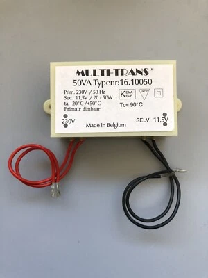 Elektronischer Transformator 20-50W 12V Halogen/LED Trafo dimmbar Wasserdicht - Bild 1 von 4