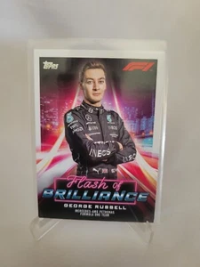 George Russell 2022 Topps F1 ' Flash of Brilliance ' Parallel #FOB-GR - Picture 1 of 2