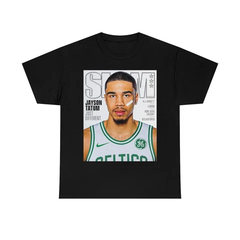 Slam Cover Tee Shirt Boston Celtics Jayson Tatum Cover