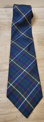 Corbata a cuadros verde clásica Land's End, 58 pulgadas Foto 1 de 4