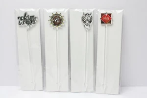 FINAL FANTASY VII 25th ANNIVERSARY CAFE Muddler 4 types set Cloudy Wolf ShinRa - Imagen 1 de 11
