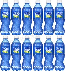 12 FANTA SHOKATA Zero Elderberry & Lemon Flavor Sparkling Drink Lemonade 500ml - Picture 1 of 7