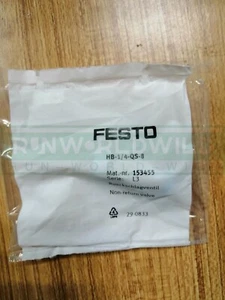 1PC NEW For FESTO Check Valve HB-1-4-QS-8 153455 - Afbeelding 1 van 1