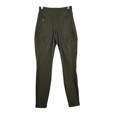 Legging ajustado Athleta Headlands Hybrid Cargo II verde oliva para mujer talla 0 Gorp Foto 1 de 4