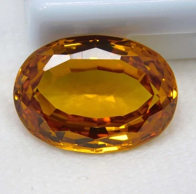 Gorgeous 18.45 Ct Natural Orange Spessartite Garnet Oval Certified Loose Gems - Image 1 of 4