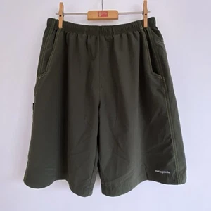 Patagonia Shorts Mens Medium Green Hybrid Swim Run Hiking Lined Trail Stretch - Picture 1 of 10