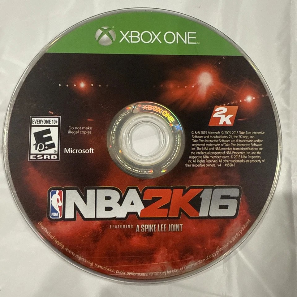 NBA 2K16 (Microsoft Xbox One, 2015) DISC ONLY | NO TRACKING - Image 1 of 1
