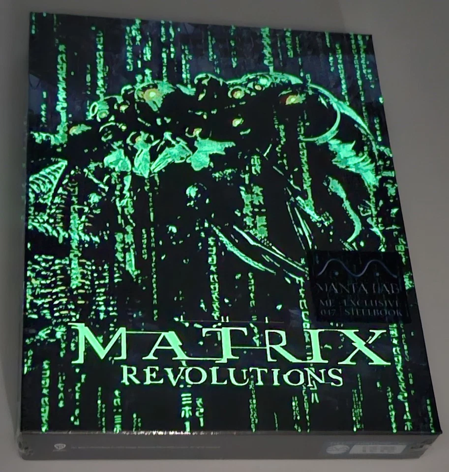 Manta Lab - The Matrix Revolutions - Glow in the Dark Full Slip - WEA Steelbook - Image 1 of 4