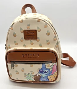 Loungefly Disney Lilo & Stitch Pineapple Mini Backpack Purse EUC - Picture 1 of 11