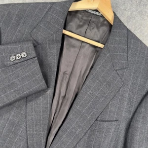 Cappotto sportivo Ermenegildo Zegna uomo 42 grigio gessato super 100s Made in Italy - Foto 1 di 22