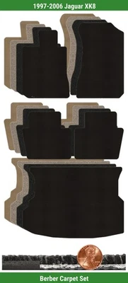 Juego de alfombrillas bereber personalizadas Lloyd para Jaguar XK8 1997-2006 (5 piezas) #TCR Foto 1 de 4