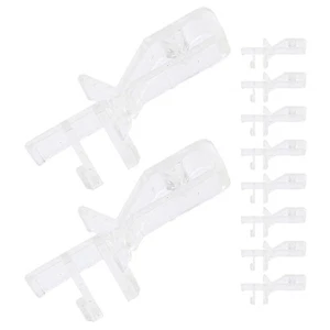 Clip de cortina de 10 piezas para persianas clips de ventana de plástico transparente - Imagen 1 de 12