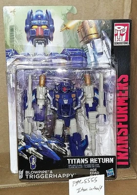 Transformers Titans Return Triggerhappy Deluxe G1 Decepticon, New Sealed - Image 1 of 4