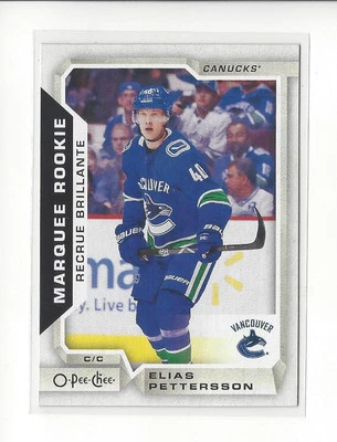 2018-19 O-Pee-Chee #611 Elias Pettersson RC Rookie Canucks - Image 1 of 2