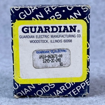 Guardian Electric Relay A410-063671-00 1245-2C-24D New Old Stock Industrial Part - Image 1 of 4