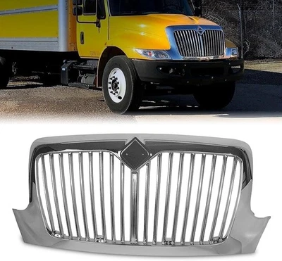 Rejilla cromada apta para International Durastar 4100 4200 4300 4400 8500 RXT 2002-2019 Foto 1 de 4