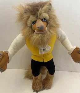 Disney 15 Zoll Biest Plüsch Die Schöne und das Biest Vintage 1992 Mattel GUT - Bild 1 von 15