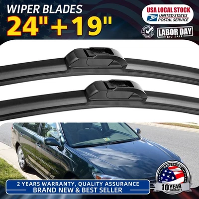 Nuevo par de limpiaparabrisas delantero 24" y 19" para Acura CL TL Vigor Foto 1 de 4