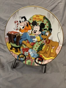 PLATO DE NAVIDAD DISNEY 1991 LA NOCHE ANTES DE NAVIDAD - ¡MICKEY MOUSE! - Imagen 1 de 3