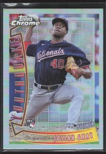2022 Topps Chrome Sonic #YQ-15 Josiah Gray 1996 Youthquake Washington Nationals - Picture 1 of 2
