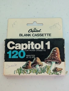 Vintage Capitol 1 Blank Cassette 120 Minutes Low Noise Cassette - Picture 1 of 13