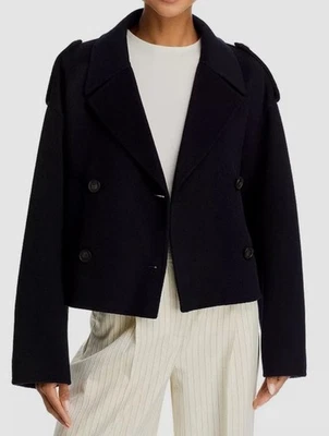 Chaqueta para mujer Vanessa Bruno azul mezcla de lana Beran talla 40 Foto 1 de 2