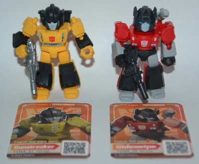 Transformers Blokees Defender Lot of 2 - Brothers Sunstreak & Sideswipe - Image 1 of 3