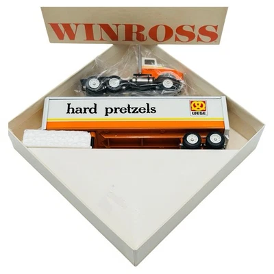Winross WEGE Hard Pretzels Tractor Trailer 1/64 Diecast Made in USA NEW IN BOX - Image 1 of 4