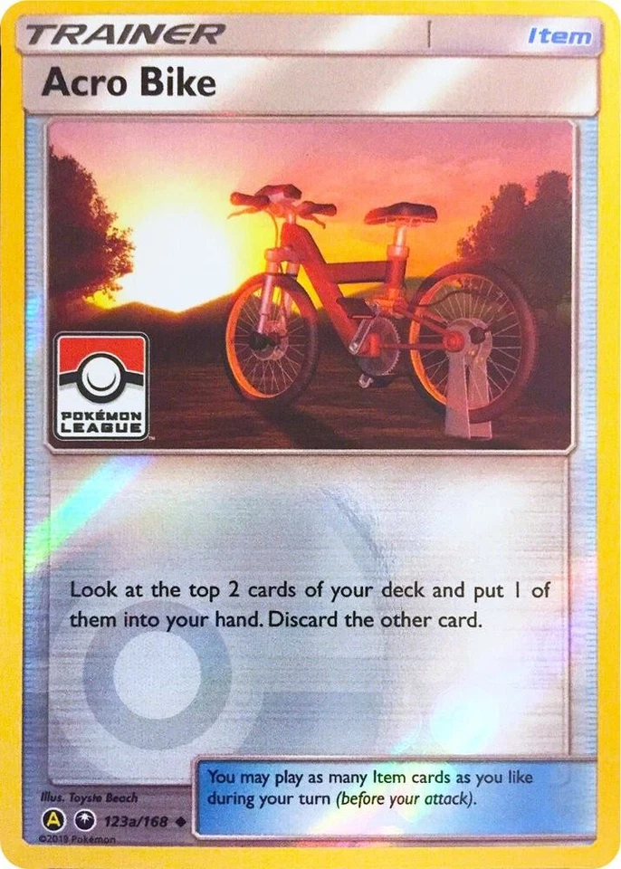 Pokémon TCG Acro Bike Celestial Storm 123a/168 League Promo Reverse Holo NM/M - Image 1 of 1