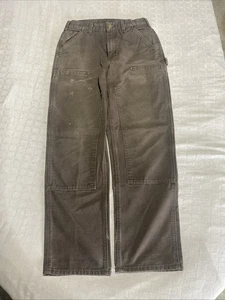 Carhartt Double Knee B136 DKB dunkelbraune Zimmermannshose Größe 30x31 - Bild 1 von 7