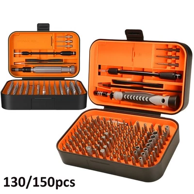 130/150 in 1 Precision Screwdriver Set Electronics Repair Kit S2 Bits Tool Case - Image 1 of 4