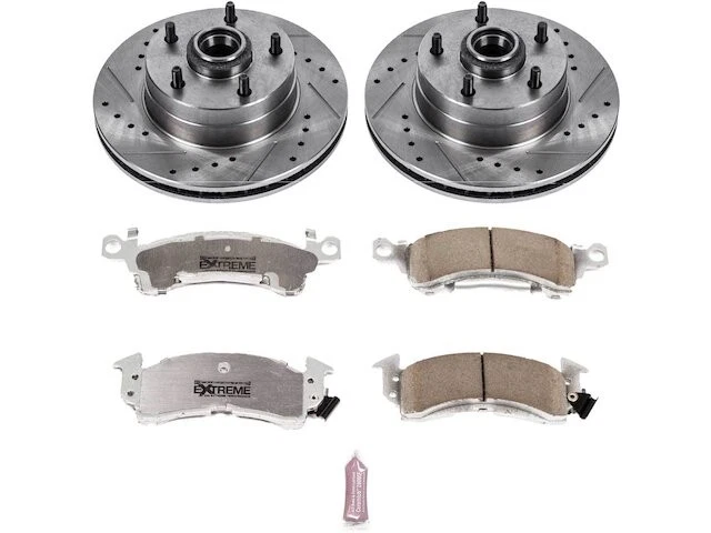 Kit de pastillas de freno delanteras y rotor para Oldsmobile Cutlass 1969-1972 1970 1971 VY255SC Foto 1 de 1