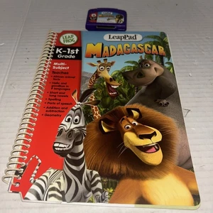 Libro interactivo y cartucho Leap Frog LeapPad K-1ST Madagascar  - Imagen 1 de 1