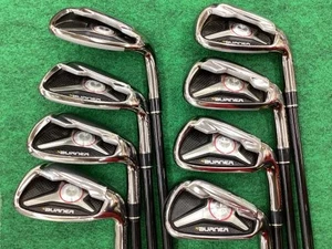 TaylorMade Burner 2009 Iron Set 5-9,Pw,Aw,Sw 8pc Flex Regular RE-AX SUPERFAST - Picture 1 of 6
