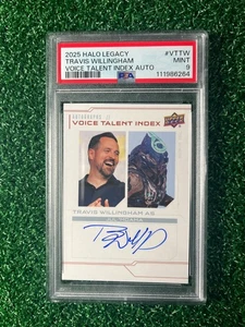 2025 Upper Deck Halo Legacy Travis Willingham Voice Talent VT-TW PSA 9 - Picture 1 of 2