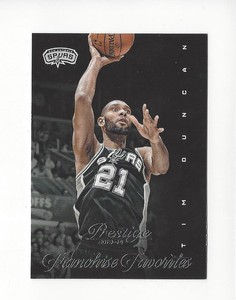 2013-14 Prestige Franchise Favorites #27 Tim Duncan Spurs