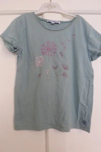 Mädchen-T-Shirt Enfant terrible (Maas), grün/türkis Stickerei, Gr.: 122/12 - Bild 1 von 3