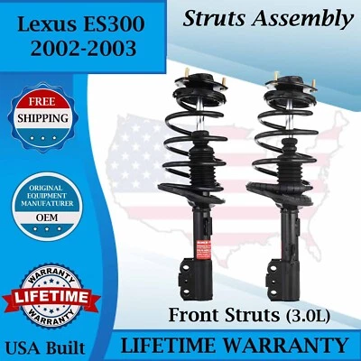 Apoios de suspensão dianteiros originais do fabricante Monroe para 2002-2003 Lexus ES300 3.0L garantia vitalícia - Imagem 1 de 4