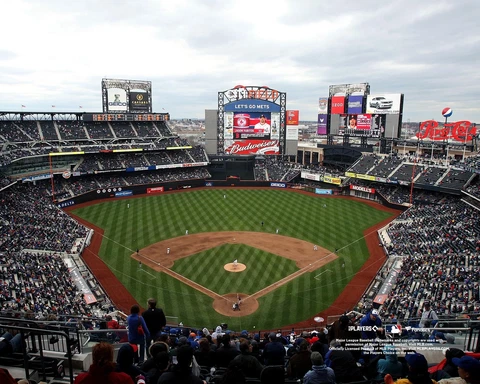 Citi Field New York Mets Unsigned Day Time General View Photograph Cover