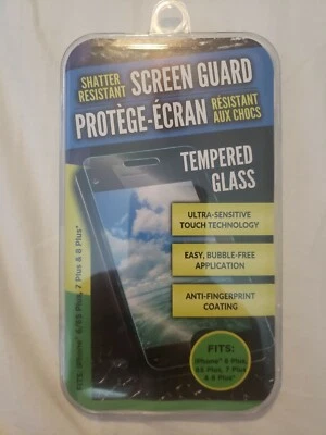 Protector de pantalla de vidrio para Apple iPhone 6/6s Plus/7 Plus/8plus Foto 1 de 2
