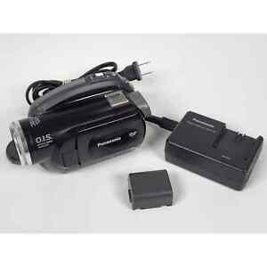 Panasonic VDR-D230 MiniDVD Camcorder With Charger Tested