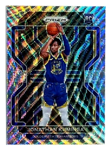 2021-22 Panini Prizm Silver Wave Factory Set RC #307 Jonathan Kuminga B - Bild 1 von 2