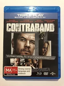Contraband (Blu-Ray, 3-Discs) Movie ๐ฟ Rated MA15+ Region Free Wahlberg Action - Picture 1 of 2