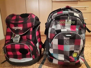 2 x Schulranzen Junge Rucksack Ergobag coocazoo rot Grundschule Mittelstufe - Bild 1 von 11