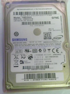 Samsung HM250HI P/N HM250HI/M F/W: 2AC101C4 Laptop 2.5" 250GB SATA Hard Drive  - Picture 1 of 2