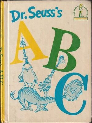 Dr. SEUSS'S ABC Book 1st Edition 1963 Beginner Books Hardcover Library Copy - Image 1 of 4