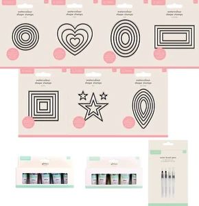 Crafters Companion - Colección de estampillas en acuarela o brillo - Imagen 1 de 35