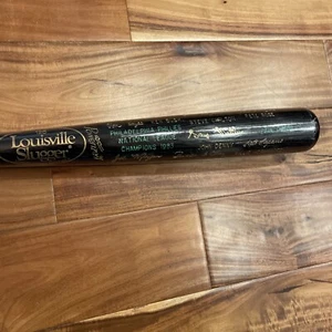 1983 Philadelphia Phillies World Series Bat Org Plastic Pete Rose - Schmidt HOF - Picture 1 of 11
