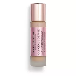 Makeup Revolution Conceal & Define Full Coverage Foundation 0.8 Oz 23ml F7 - Picture 1 of 4