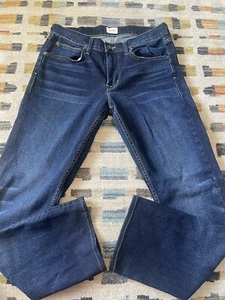 Hudson Byron Straight Jeans Mens! Size 32! Dark Wash Blue Stretch Denim! EUC! - Picture 1 of 9